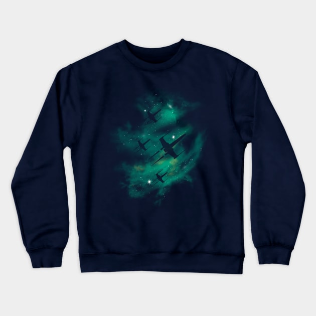 Star fleet Crewneck Sweatshirt by Piercek25